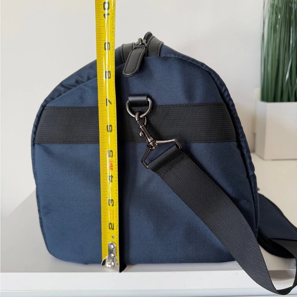 New Michael Kors Duffle Bag Gym Travel Blue 18*9 - Picture 10 of 12